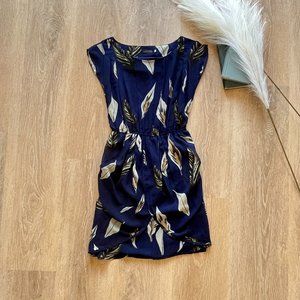 Boutique Navy Pattern Dress from Ireland